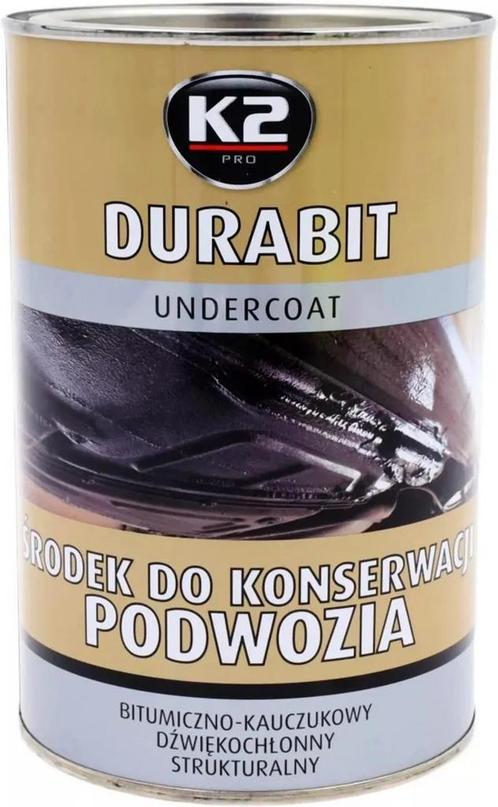 K2 Durabit Chassisconservering 1 Liter Blik - Onderbodem Bes, Doe-het-zelf en Verbouw, Gereedschap | Handgereedschap, Nieuw, Ophalen of Verzenden