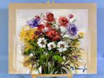 Mario Smeraglia (1950) - Bouquet in Pieno Sole, Antiek en Kunst, Kunst | Schilderijen | Klassiek