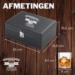 Whiskyset 2 glazen, 8 ijsstenen | Whiskyglas | Nieuw, Ophalen of Verzenden, Nieuw