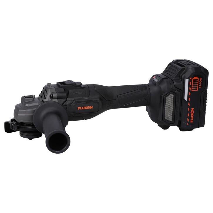 Fluxon Haakse slijper 125mm 2x 4.0 Ah accu + oplader Merk:, Auto-onderdelen, Accu's en Toebehoren, Nieuw, Verzenden