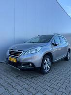 Peugeot 2008 1.2 VTI 81KW 2015 Grijs Nap Nieuwstaat, Dealer onderhouden, Gebruikt, Leder en Stof, Sportstoelen