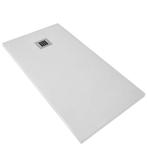 Douchebak BWS Renovi 160x90x3 cm Composietsteen Mat Wit, Doe-het-zelf en Verbouw, Sanitair, Ophalen of Verzenden, Nieuw, Douche