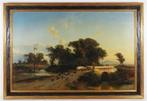 Hermann Both (1826-1861) - Toskanische Landschaft mit Brücke