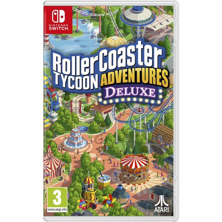 Switch Roller Coaster Tycoon Adventures Deluxe, Spelcomputers en Games, Spelcomputers | Nintendo Switch, Zo goed als nieuw, Verzenden