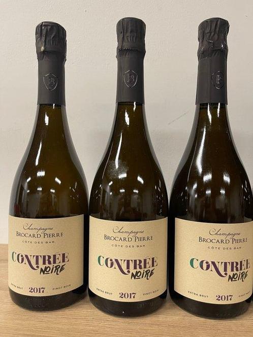 2017 Pierre Brocard, Contree Noire - Kust van Bar Extra Brut, Verzamelen, Wijnen