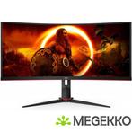 AOC GAMING CU34G2XP/BK 34  Wide Quad HD 180Hz Curved VA, Computers en Software, Monitoren, Verzenden, Nieuw, AOC