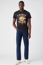-50% Wrangler  Wrangler Texas coalblue stone  maat 40-34, Kleding | Heren, Spijkerbroeken en Jeans, Verzenden, Nieuw, Blauw