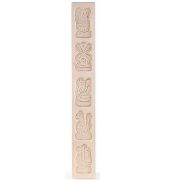 Speculaasplank Vijf figuren (5x) 9x5,5cm. beschikbaar voor biedingen