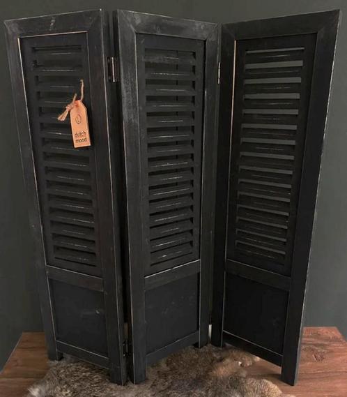 Raam Shutter – 3 Luik – 70cm – Zwart, Huis en Inrichting, Woonaccessoires | Overige, Nieuw, Ophalen of Verzenden