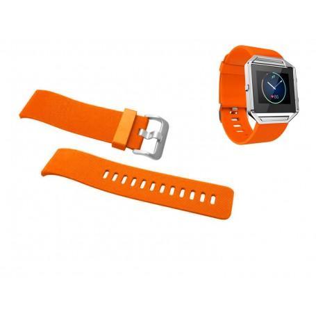 TPU Siliconen armband voor Fitbit Blaze Oranje (Armbanden), Telecommunicatie, Mobiele telefoons | Toebehoren en Onderdelen, Nieuw