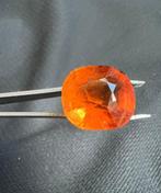 Oranje Hackmaniet - 15.35 ct - Gem research Swiss Lab (GRS), Sieraden, Tassen en Uiterlijk, Edelstenen, Nieuw