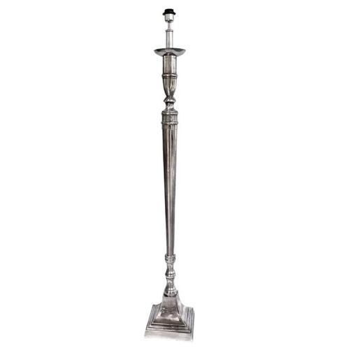 Vloerlamp raw classic look zilver, Huis en Inrichting, Lampen | Vloerlampen, Nieuw, Ophalen of Verzenden