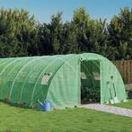 vidaXL Tuinkas met stalen frame 56 m² 14x4x2 m groen, Verzenden, Nieuw