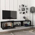 [en.casa] Tv-meubel Paltamo zwevend 180x31x29,5 cm marmer zw, Huis en Inrichting, Kasten | Ladekasten, Nieuw, Verzenden