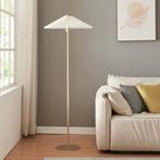 Staande lamp Appledore vloerlamp 147 cm goudkleurig en wit E, Huis en Inrichting, Lampen | Vloerlampen, Verzenden, Nieuw