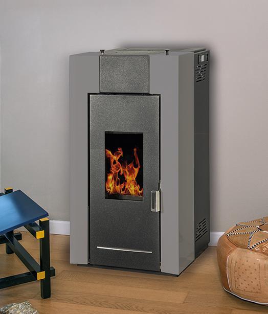 Cv pelletkachel Micra 17 kW zelfreinigend verwarmt huis, Huis en Inrichting, Kachels, Pelletkachel, Hout, Nieuw, Vrijstaand, Ophalen of Verzenden