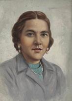 Pietro Gaudenzi (1880-1955), seguace di - Donna con perle