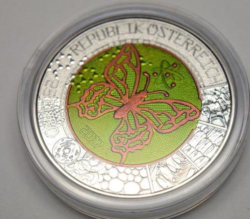 Oostenrijk. 25 Euro 2017 Mikrokosmos NIOB Proof (Zonder, Postzegels en Munten, Munten | Europa | Euromunten