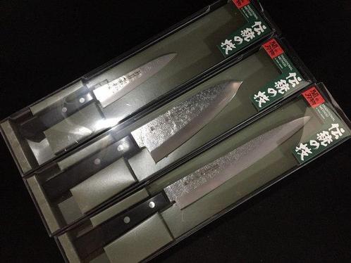 MASAMUNE / Set of 3 /  YANAGIBA  DEBA  PETTY -, Antiek en Kunst, Antiek | Keukenbenodigdheden