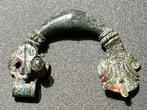 Oud-Grieks, Hellenistisch Brons Mooie broche met een gebogen