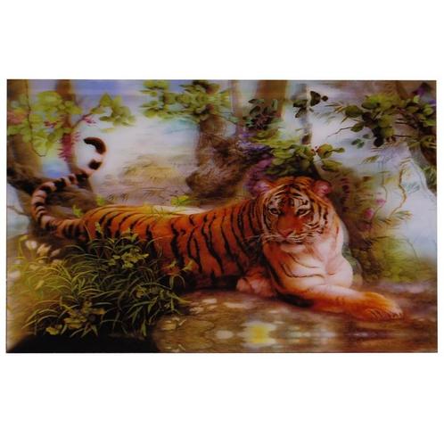 3-d poster tijger NIEUW, Verzamelen, Posters, Nieuw, Ophalen of Verzenden
