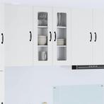 vidaXL Keukenkast aan de muur met plank Hoogglans wit 60 x, Huis en Inrichting, Keuken | Keukenelementen, Verzenden, Nieuw, Wit