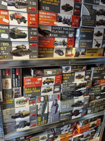 MiniArt modelbouw. Ruime keuze bij Mischas Model Outlet beschikbaar voor biedingen