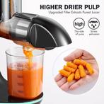 AMZCHEF - Cold Press Juicer - 2-Snelheden - Hoge, Huis en Inrichting, Woonaccessoires | Overige, Verzenden, Zo goed als nieuw