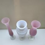 Vaas (3) - Glas - Oude vazen en opaline., Antiek en Kunst