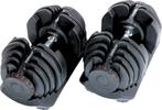 Verstelbare Dumbbells: set van 2 x 40KG set -17 standen, Overige typen, Nieuw, Metaal, Verzenden