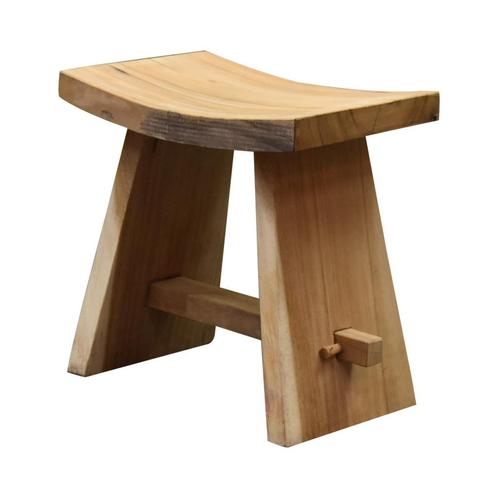 Boomstam stool 48x30xH47 cm, Tuin en Terras, Tuinstoelen, Nieuw, Ophalen of Verzenden
