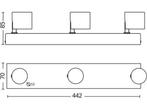 Philips Star opbouwspot - 3-lichts - wit, Verzenden, Nieuw