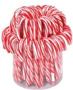 Candy canes wandelstokjes 72x28gr 17cm rood/wit, Ophalen of Verzenden, Nieuw