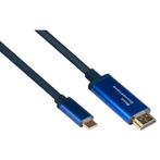 SmartFLEX USB-C naar HDMI 4K 60Hz kabel - 2 meter, Audio, Tv en Foto, Audiokabels en Televisiekabels, Nieuw, Ophalen of Verzenden