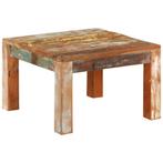 vidaXL Salontafel 55x55x35 cm massief gerecycled hout, Huis en Inrichting, Tafels | Salontafels, 50 tot 100 cm, Verzenden, Vierkant