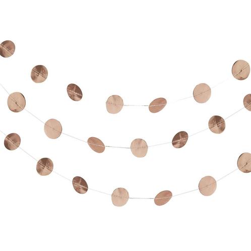 Rose Gouden Slinger 5m, Hobby en Vrije tijd, Feestartikelen, Nieuw, Verzenden