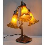 Tafellamp - Glas - Pâte de verre lelie-lamp
