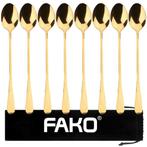 Fako Bijoux® - 8 Lange Lepels - Latte Macchiato - Longdrink, Huis en Inrichting, Keuken | Bestek, Nieuw, Verzenden
