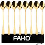 Fako Bijoux® - 8 Lange Lepels - Latte Macchiato - Longdrink, Huis en Inrichting, Verzenden, Nieuw