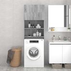 vidaXL Wasmachinekast 64x25,5x190 cm grijs sonoma, Witgoed en Apparatuur, Wasmachines, Verzenden, Nieuw