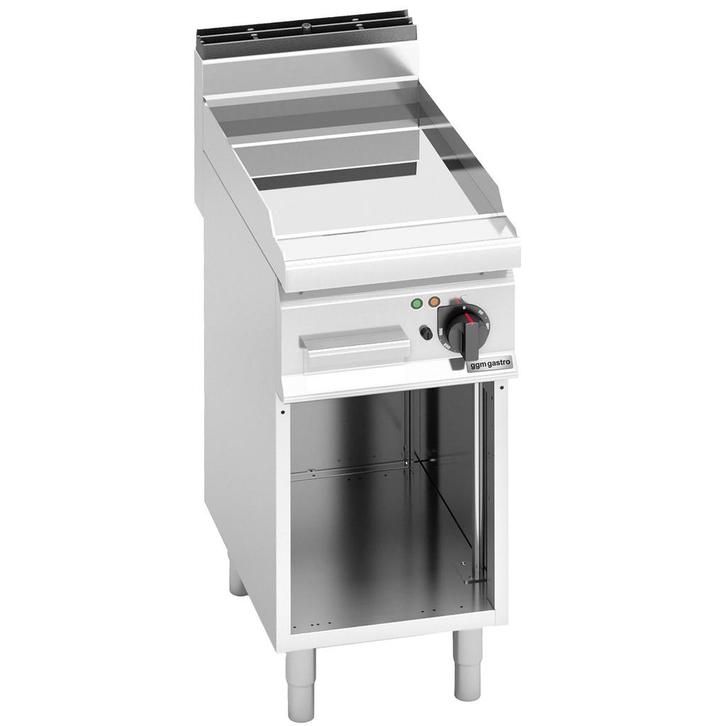 GGM Gastro | Elektrische bakplaat - 4,6 kW - Glad - met |, Witgoed en Apparatuur, Grillplaten, Nieuw, Verzenden