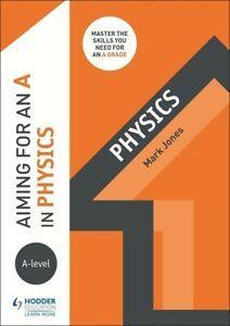 Aiming for an A in A-level physics by Mark Jones (Paperback), Boeken, Taal | Engels, Gelezen, Verzenden