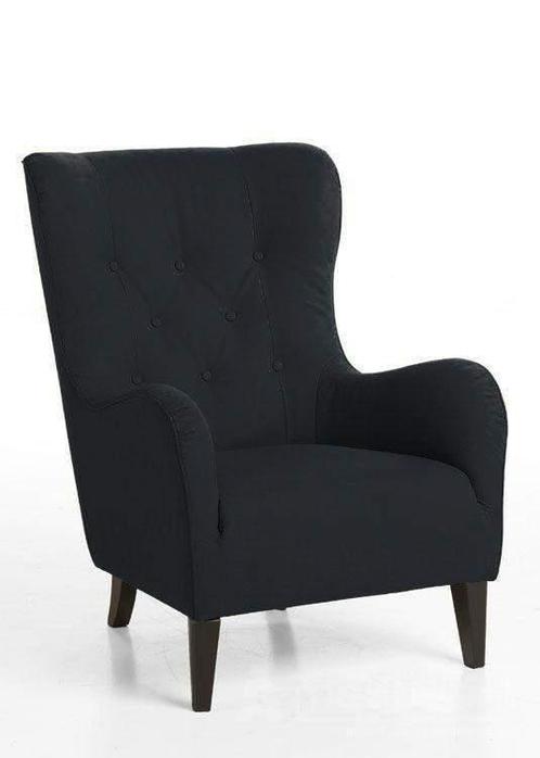 Fauteuil James - fauteuils - Zwart, Huis en Inrichting, Stoelen, Zwart, Nieuw, Stof