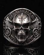 Memento Mori Ring - Gevleugelde Schedel - Wijsheid,
