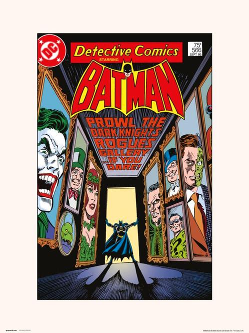Kunstdruk DC Detective Comics 566 30x40cm, Huis en Inrichting, Woonaccessoires | Schilderijen, Tekeningen en Foto's, Nieuw, Verzenden