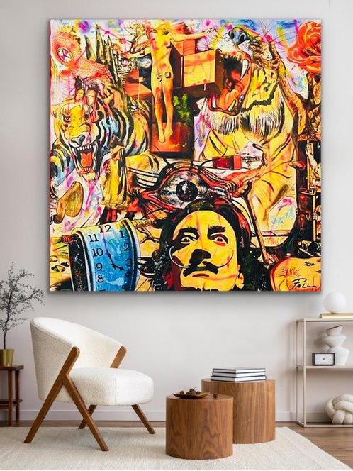 Joaquim Falco (1958) - DALi WORLD XL, Antiek en Kunst, Kunst | Schilderijen | Modern