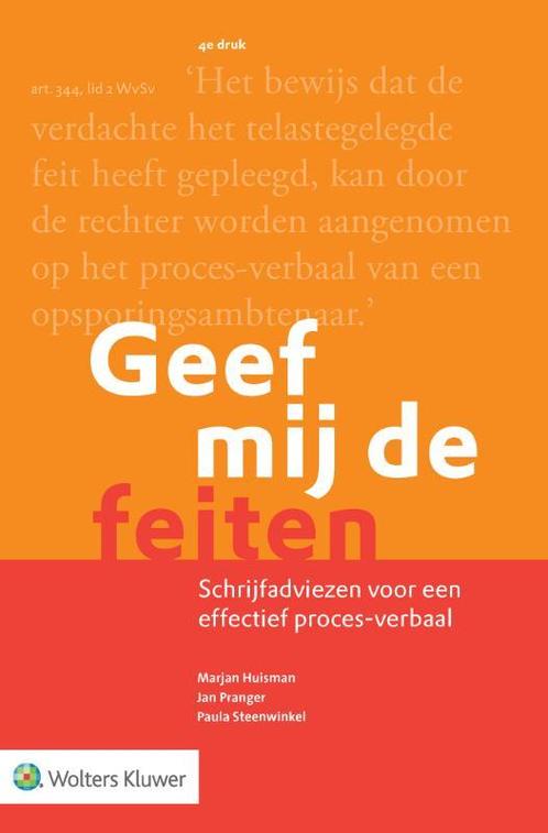 Geef mij de feiten 9789013154528 Marjan Huisman, Boeken, Wetenschap, Zo goed als nieuw, Verzenden