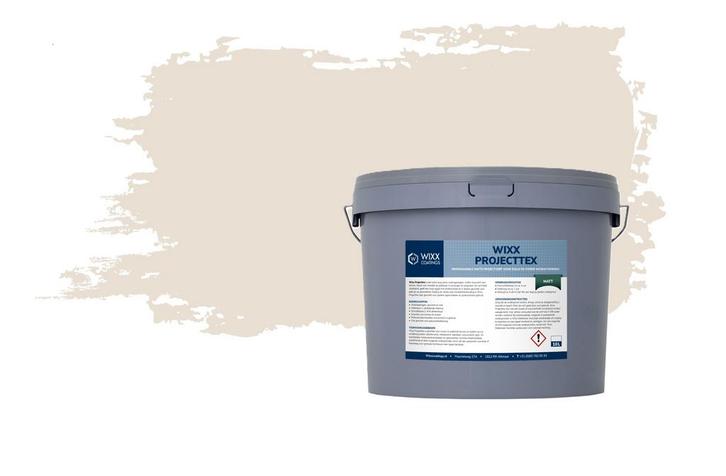 Wixx Projecttex Mat - 10L RAL 9001 | Crèmewit 10L, Doe-het-zelf en Verbouw, Verf, Beits en Lak, Verf, Wit, Nieuw, 5 tot 10 liter