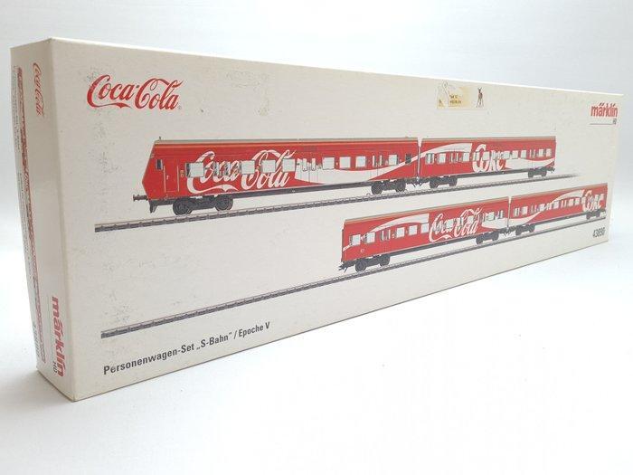 Märklin H0 - 43890 - Treinset (1) - 4-delige Coca-Cola, Hobby en Vrije tijd, Modeltreinen | H0