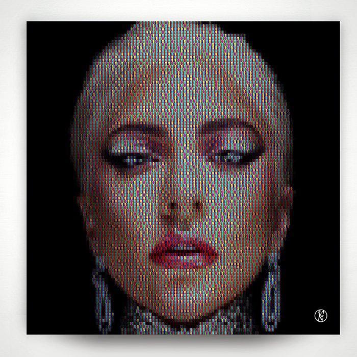 Kurotory - Technicolor Lady Gaga II (LF), Antiek en Kunst, Kunst | Designobjecten